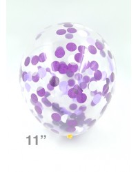 Confetti Balloon - Purple/Lilac/White